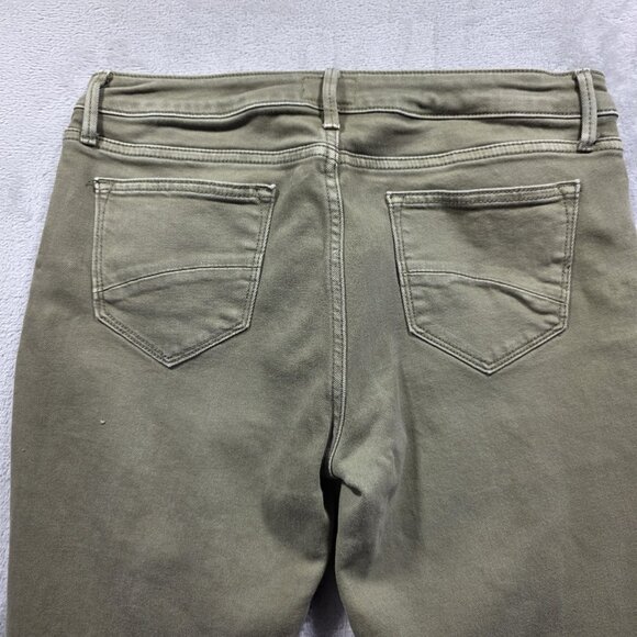 Driftwood Pants Womens 30 Green Colette Plaid Cuff Classic Fit Casual Stretch - Picture 3 of 10